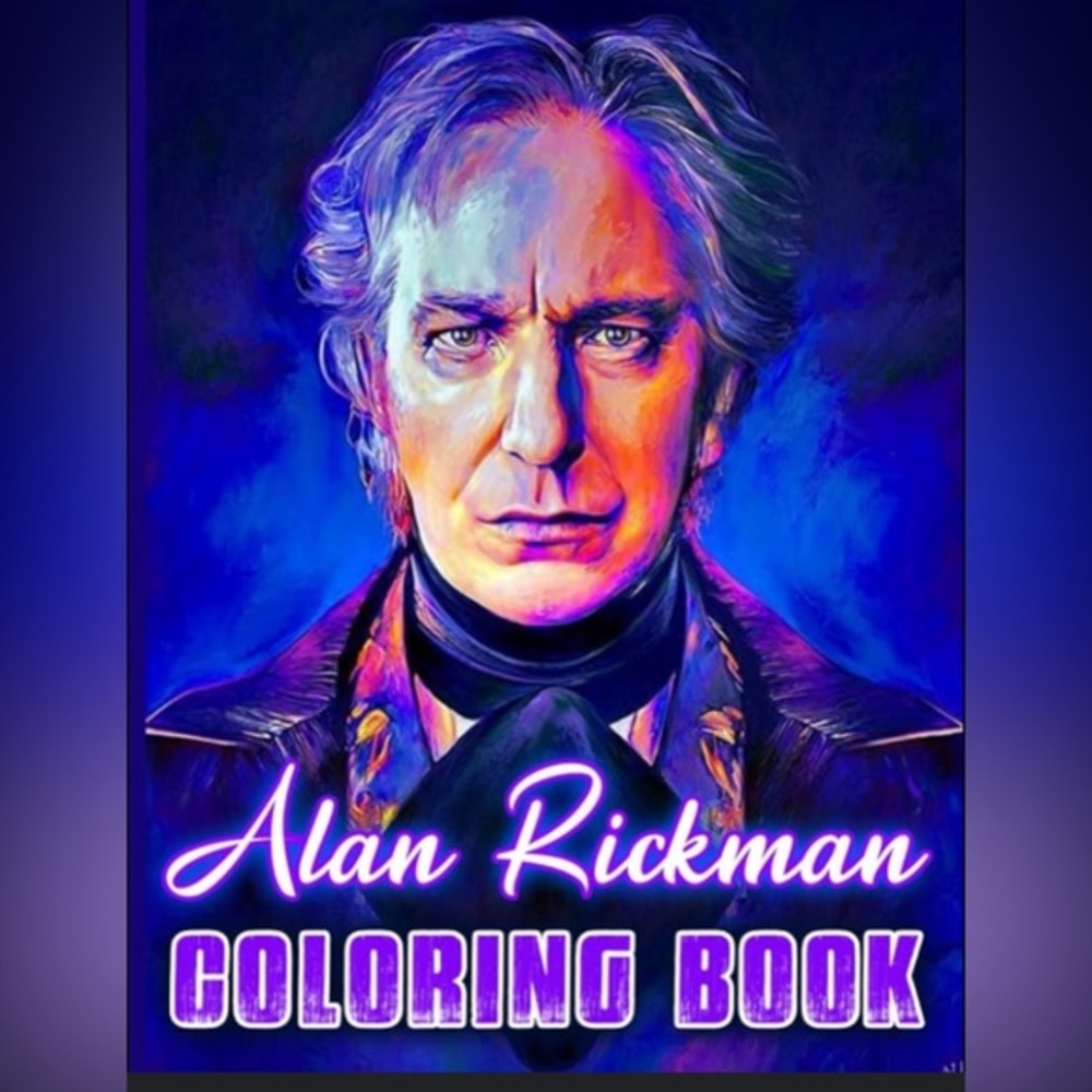 Alan Rickman Coloring Book:‎ Alan Rickman Crayola Relaxation Coloring Book